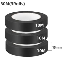 Waterproof Tape PVC Black Electrical Tape Electric Insulation Wire Wrapping Tape Multipurpose Heat-Resistant Adhesive