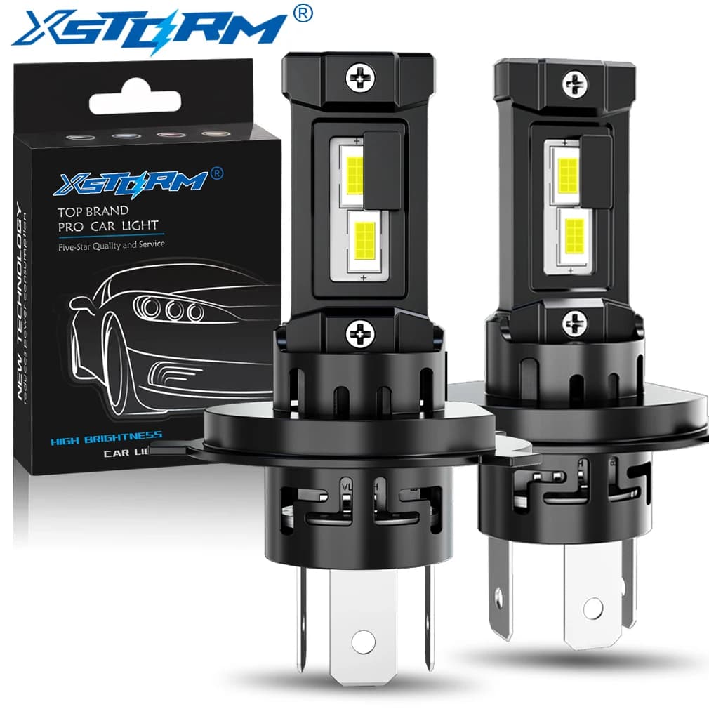 XSTORM H1 H4 H7 LED Headlight Bulb Canbus No Error 6000K 7535 CSP for Car Headlamp Auto Diode Lamps Turbo Led 12V Automobile