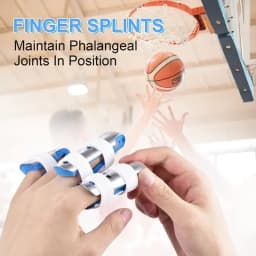 Finger Splint 1-3PCS Finger Support Brace Stabilizer for Straightening Knuckle Immobilization Blue For Broken Fingers