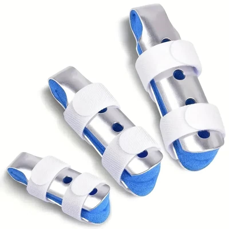 Finger Splint 1-3PCS Finger Support Brace Stabilizer for Straightening Knuckle Immobilization Blue For Broken Fingers