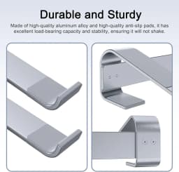 Aluminum Laptop Cooling Stand Riser Desk for Macbook Pro Air Dell HP Lenovo Notebook Computer Holder Bracket Support Accessories