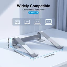 Aluminum Laptop Cooling Stand Riser Desk for Macbook Pro Air Dell HP Lenovo Notebook Computer Holder Bracket Support Accessories