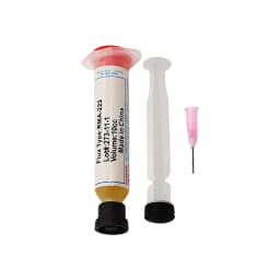 RMA-223 Rosin Soldering Flux 10cc, High Viscosity, Low Smoke, Residue Free, for Computer Chip PCB BGA PGA Phone Repair Tools