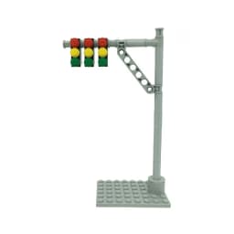 Urban Traffic Signs Street Speed Limit Warnings Assembly Parts MOC Street Lights Traffic Lights Building Blocks Educational Toys