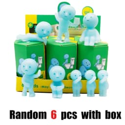 Mini Figure Cute Noctilucent Doll Cartoon Toy Desktop Ornament Mystery Surprise Gifts