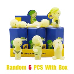 Mini Figure Cute Noctilucent Doll Cartoon Toy Desktop Ornament Mystery Surprise Gifts