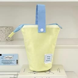 High-value pen holder pencil case Japanese ins boys and girls high school students large-capacity pencil case can stand statione