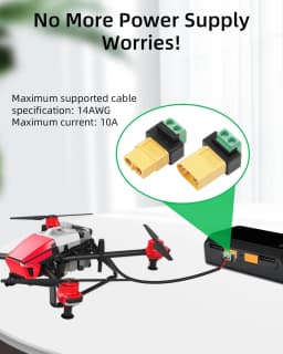 2-Pin Terminal Solderless to XT60 Male Female Adapter Charging Connector For UAV Balance Charger Solar Panel Model Devices