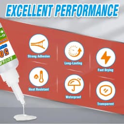 1-7PCSLOOLIFL 502 Super Glue Instant Quick-drying Cyanoacrylate Adhesive Leather Rubber Glass Metal Strong Bond Liquid Glue Tool