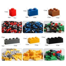 DIY Creative Building Blocks Lot Pack Set Urban Classic MOC Building Blocks Assembled Birthday Gifts Children's Educational Toys