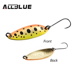 ALLBLUE Pure Spoon 3.5g Metal Bait Fishing Lure for Stream Area Trout Material Spinner Freshwater Fishing Tackle Gear