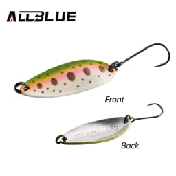 ALLBLUE Pure Spoon 3.5g Metal Bait Fishing Lure for Stream Area Trout Material Spinner Freshwater Fishing Tackle Gear