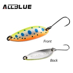 ALLBLUE Pure Spoon 3.5g Metal Bait Fishing Lure for Stream Area Trout Material Spinner Freshwater Fishing Tackle Gear