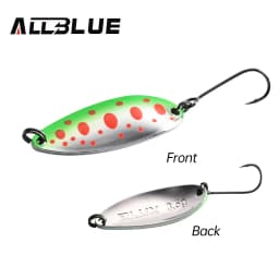 ALLBLUE Pure Spoon 3.5g Metal Bait Fishing Lure for Stream Area Trout Material Spinner Freshwater Fishing Tackle Gear