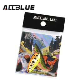 ALLBLUE Pure Spoon 3.5g Metal Bait Fishing Lure for Stream Area Trout Material Spinner Freshwater Fishing Tackle Gear