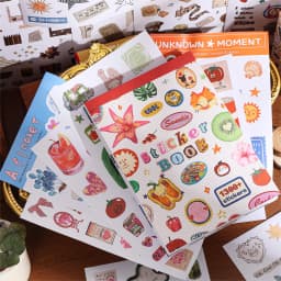 1300Pcs INS Style Cute Stickers, Aesthetic Waterproof Decorative Stickers for Journal Planner Scrapbook and DIY Scrapbook Diary