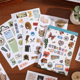 1300Pcs INS Style Cute Stickers, Aesthetic Waterproof Decorative Stickers for Journal Planner Scrapbook and DIY Scrapbook Diary
