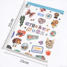 1300Pcs INS Style Cute Stickers, Aesthetic Waterproof Decorative Stickers for Journal Planner Scrapbook and DIY Scrapbook Diary