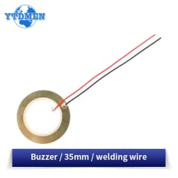 10/20PCS Piezoelectric Ceramic Wafer Kit 12/15/20/27/35/50MM Piezo Element with Wire for DIY Buzzer, Sensor & Vibration Projects