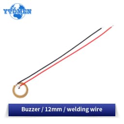 10/20PCS Piezoelectric Ceramic Wafer Kit 12/15/20/27/35/50MM Piezo Element with Wire for DIY Buzzer, Sensor & Vibration Projects
