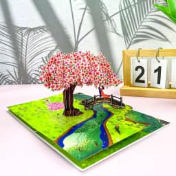 Premium 3D Pop Up Flower Bouquet Card Mothers Day Gift Valentines Day Anniversary Birthday Greeting Cards Thank You Wishes Gifts