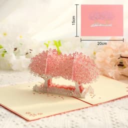 Premium 3D Pop Up Flower Bouquet Card Mothers Day Gift Valentines Day Anniversary Birthday Greeting Cards Thank You Wishes Gifts