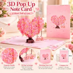Premium 3D Pop Up Flower Bouquet Card Mothers Day Gift Valentines Day Anniversary Birthday Greeting Cards Thank You Wishes Gifts