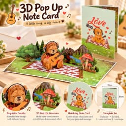 Premium 3D Pop Up Flower Bouquet Card Mothers Day Gift Valentines Day Anniversary Birthday Greeting Cards Thank You Wishes Gifts