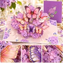 Premium 3D Pop Up Flower Bouquet Card Mothers Day Gift Valentines Day Anniversary Birthday Greeting Cards Thank You Wishes Gifts