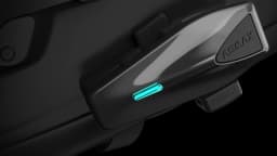 ASMAX S1 Helmet Bluetooth Headset, 50-Rider CloudTalk, Voice Control Motorcycle Intercom, FM Radio, ENC, IPX7 Waterproof
