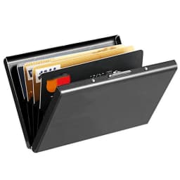 RFID Blocking Credit Card Holders Aluminum Protector Metal Wallet Thin Case Box