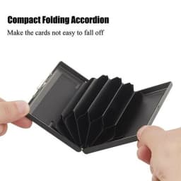 RFID Blocking Credit Card Holders Aluminum Protector Metal Wallet Thin Case Box