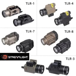 Streamlight TLR 8 TLR 7 TLR 7X TLR 1 HL TLR 4 TLR 3 Tactical Scout Light Hunting Spotlight Torch Flashlight 20mm Rail 500 Lumens