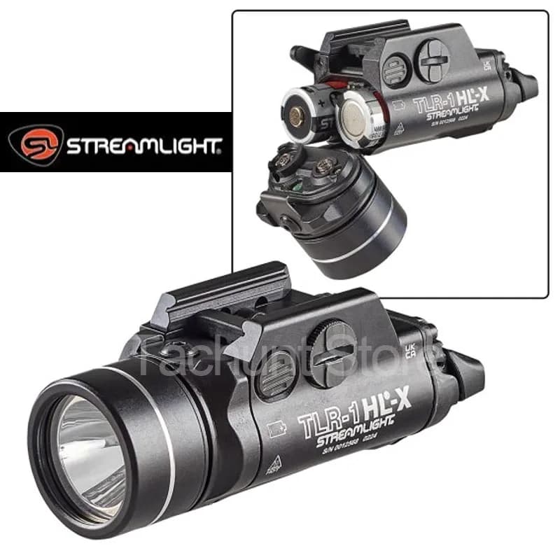 Streamlight TLR 8 TLR 7 TLR 7X TLR 1 HL TLR 4 TLR 3 Tactical Scout Light Hunting Spotlight Torch Flashlight 20mm Rail 500 Lumens