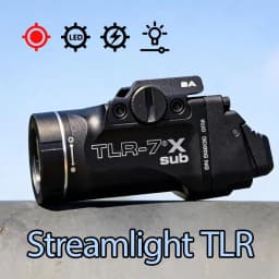 Streamlight TLR 8 TLR 7 TLR 7X TLR 1 HL TLR 4 TLR 3 Tactical Scout Light Hunting Spotlight Torch Flashlight 20mm Rail 500 Lumens