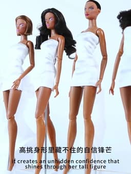 FR45 FR46 Molly ELARA Girl 32cm Supermodel Doll Brown Hair 12 Joint Movable Body DollHouse DIY Dress Up Toy Fashion Collector