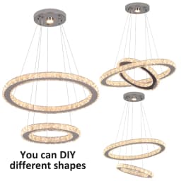 Crystal Pendant Lights Hanging Ceiling Lamps For Dining Room Nordic Modern Chandeliers For Living Room 2021 Indoor Lighting Home