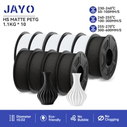 JAYO 10rolls 1.75mm PETG/PLA/PLAPLUS/PLAPLUS2/ABS/PLA Matte/HS-PLA/Silk Filament 3d Printer For 3D Printer&3D Pen DIY