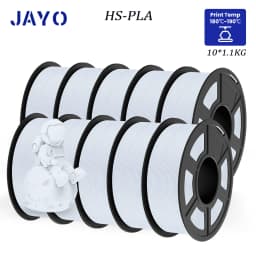 JAYO 10rolls 1.75mm PETG/PLA/PLAPLUS/PLAPLUS2/ABS/PLA Matte/HS-PLA/Silk Filament 3d Printer For 3D Printer&3D Pen DIY