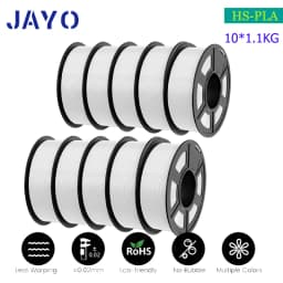 JAYO 10rolls 1.75mm PETG/PLA/PLAPLUS/PLAPLUS2/ABS/PLA Matte/HS-PLA/Silk Filament 3d Printer For 3D Printer&3D Pen DIY