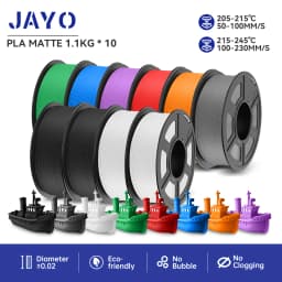 JAYO 10rolls 1.75mm PETG/PLA/PLAPLUS/PLAPLUS2/ABS/PLA Matte/HS-PLA/Silk Filament 3d Printer For 3D Printer&3D Pen DIY