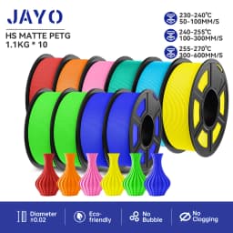 JAYO 10rolls 1.75mm PETG/PLA/PLAPLUS/PLAPLUS2/ABS/PLA Matte/HS-PLA/Silk Filament 3d Printer For 3D Printer&3D Pen DIY