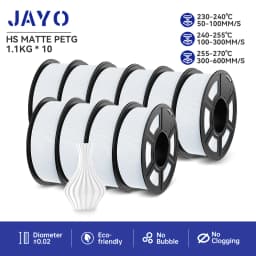 JAYO 10rolls 1.75mm PETG/PLA/PLAPLUS/PLAPLUS2/ABS/PLA Matte/HS-PLA/Silk Filament 3d Printer For 3D Printer&3D Pen DIY