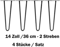 4pcs 4-34" Black Hardware Fitting Metal Thickening Steel Bar Feet V-shaped Furniture two/three Forked Iron Bedside Table Table