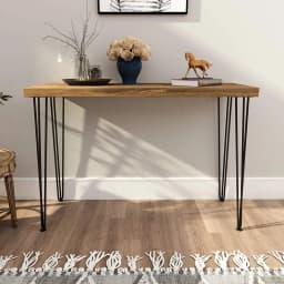 4pcs 4-34" Black Hardware Fitting Metal Thickening Steel Bar Feet V-shaped Furniture two/three Forked Iron Bedside Table Table