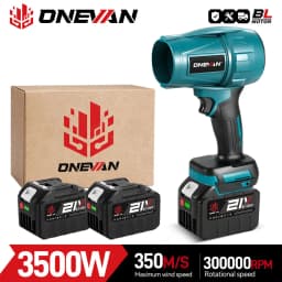 Brushless 3500W Electric Turbo Blower 350M/S Violent Car Dryer Handheld Dust Jet Fan Snow Clean Tool For Makita 18V Battery Pin