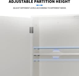 Hanging Bathroom Storage Cabinet Wall Cupboards with Double Doors Adjustable Shelf Bathroom Home Furniture White