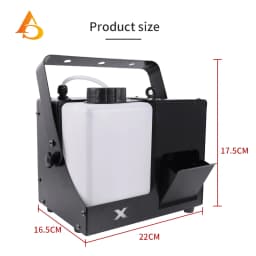 500W/1000w Smoke Machine Stage DMX512 Haze Machine DJ Wedding Film Crew Forest Mist Effect Fogger Using Atomizing Liquid