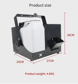 500W/1000w Smoke Machine Stage DMX512 Haze Machine DJ Wedding Film Crew Forest Mist Effect Fogger Using Atomizing Liquid