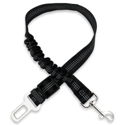 1PCS High Grade Dog Car Safety Belt Dog Safety Belt with Damping Belt and Reflective Line Adjustable Length Suitable Any Dog